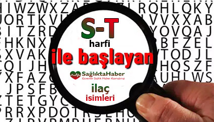 Sağlıkta Haber İlaç İsimleri